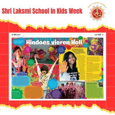 Shri Laksmi School in Kids Week Magazine