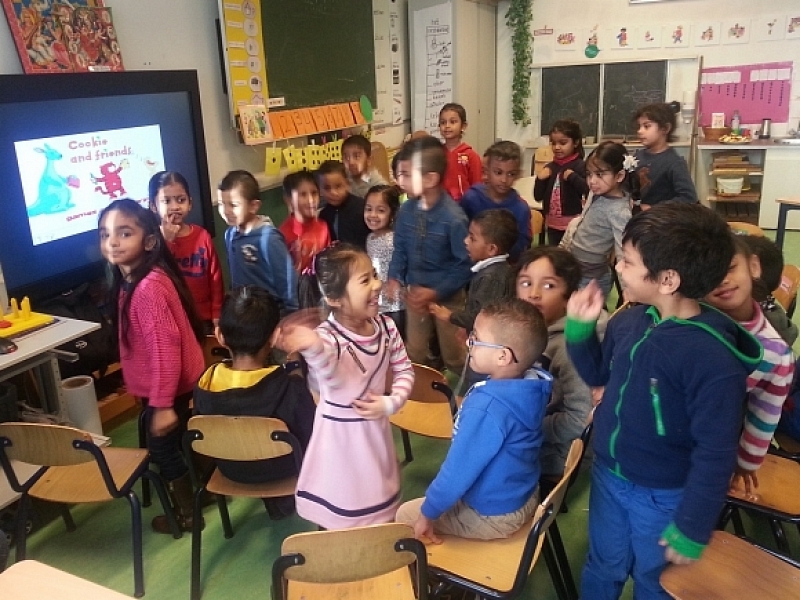 Engelse les op de Shri Vishnu School