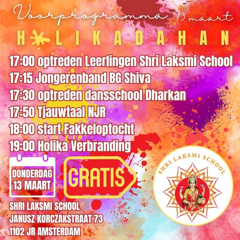 Holi bij SHON: Een Kleurrijke Viering van Verbinding, Vreugde en Saamhorigheid